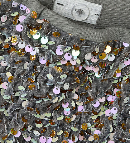 Name It Bukser - NkfRunica -  Grønite Grey/Gold and White