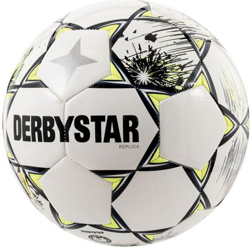 Derbystar - Keuken Kampioen Replica Bal - Voetbal - Wit - Kunststof