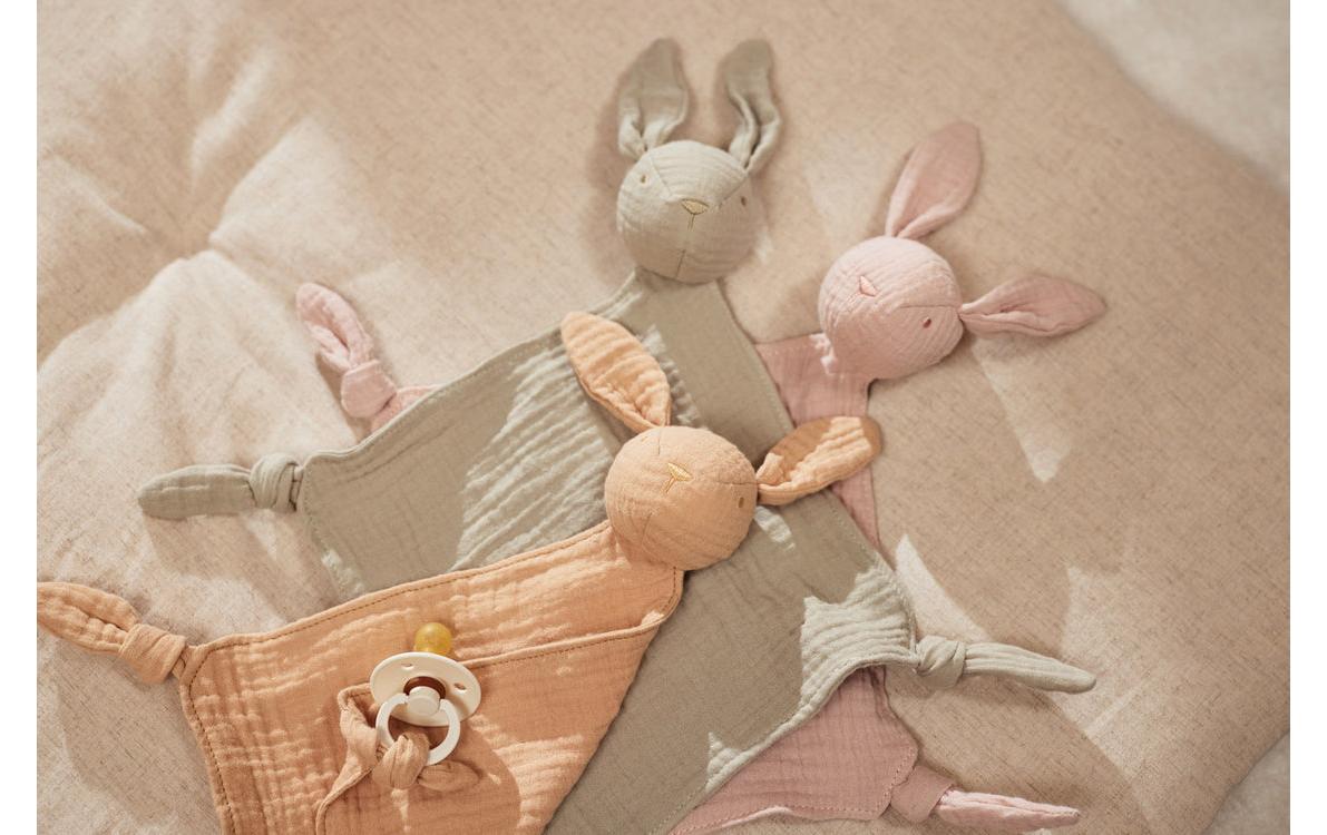 Schmusetuch Bunny Ears Wild RoseKuscheltuch für Babys