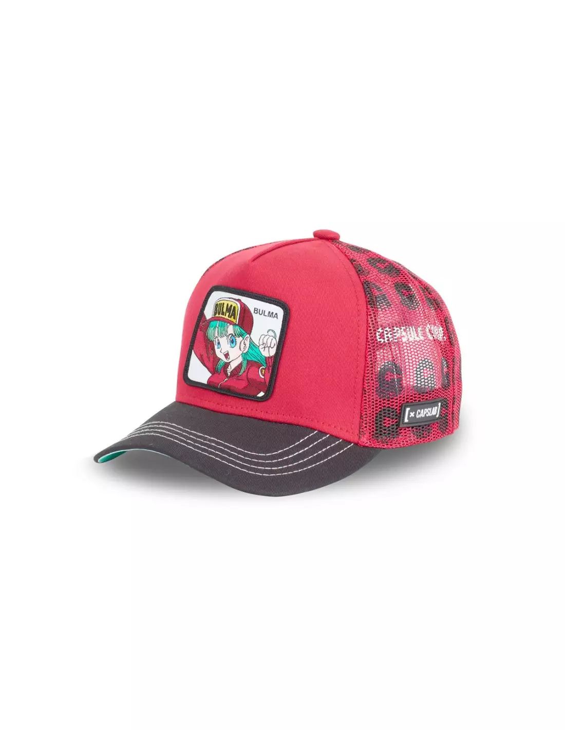 CAPSLAB Casquette DBZ Bulma - Casquettes Rouge
