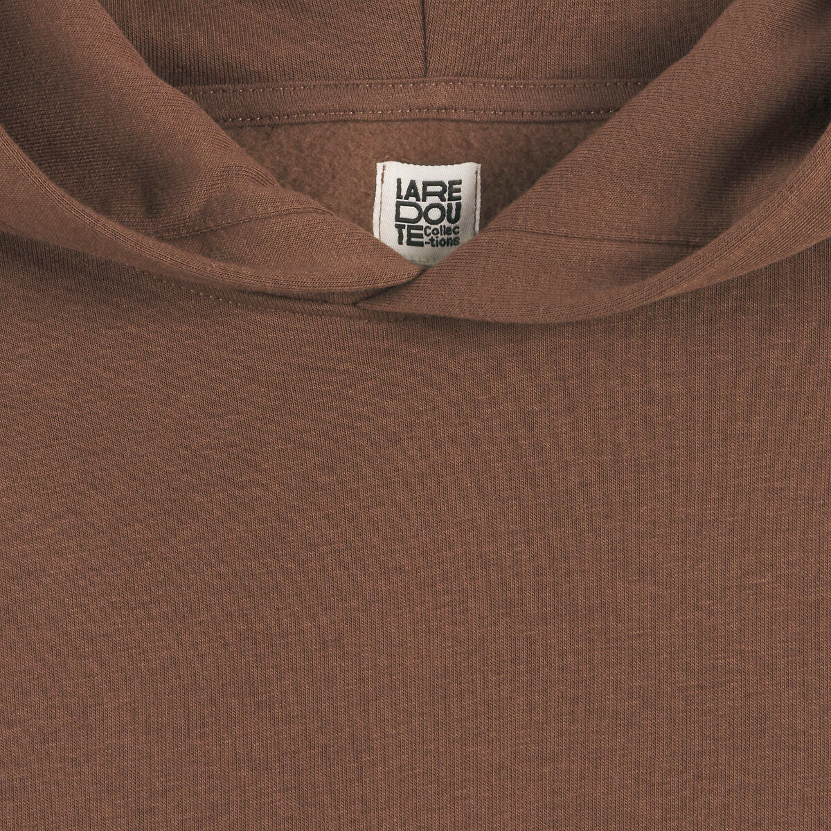 LA REDOUTE COLLECTIONS<br>Moletom com capuz em feltro