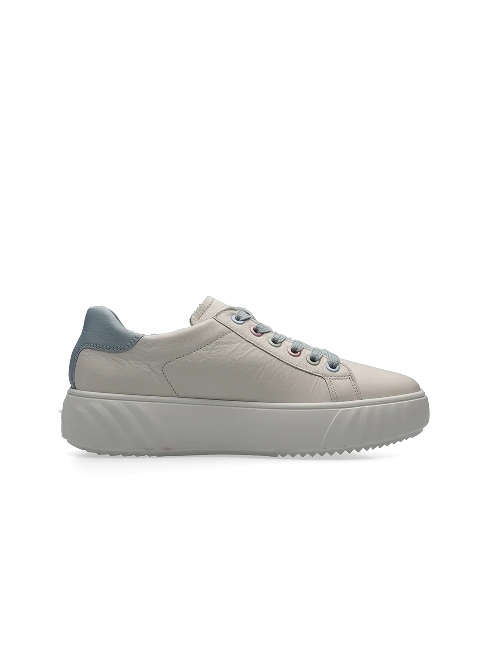 Sneaker Monaco cream aqua