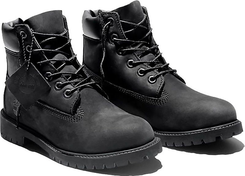 Timberland 6 inch Premium Jongens Veterboots - Zwart