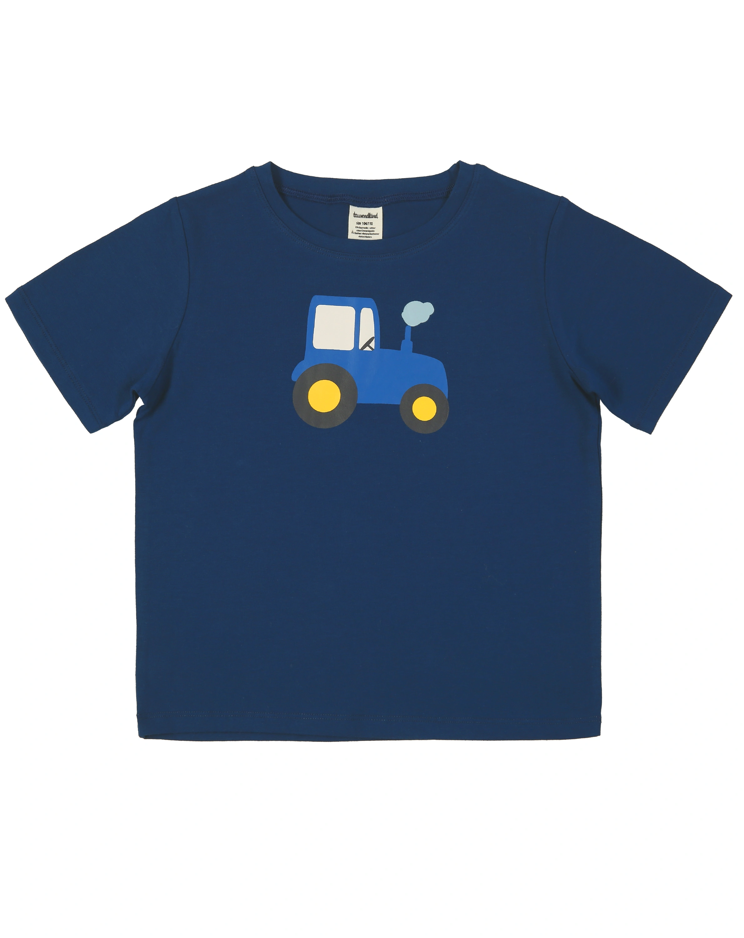 Schlafanzug TRAKTOR TOBI kurz in blau/weiß