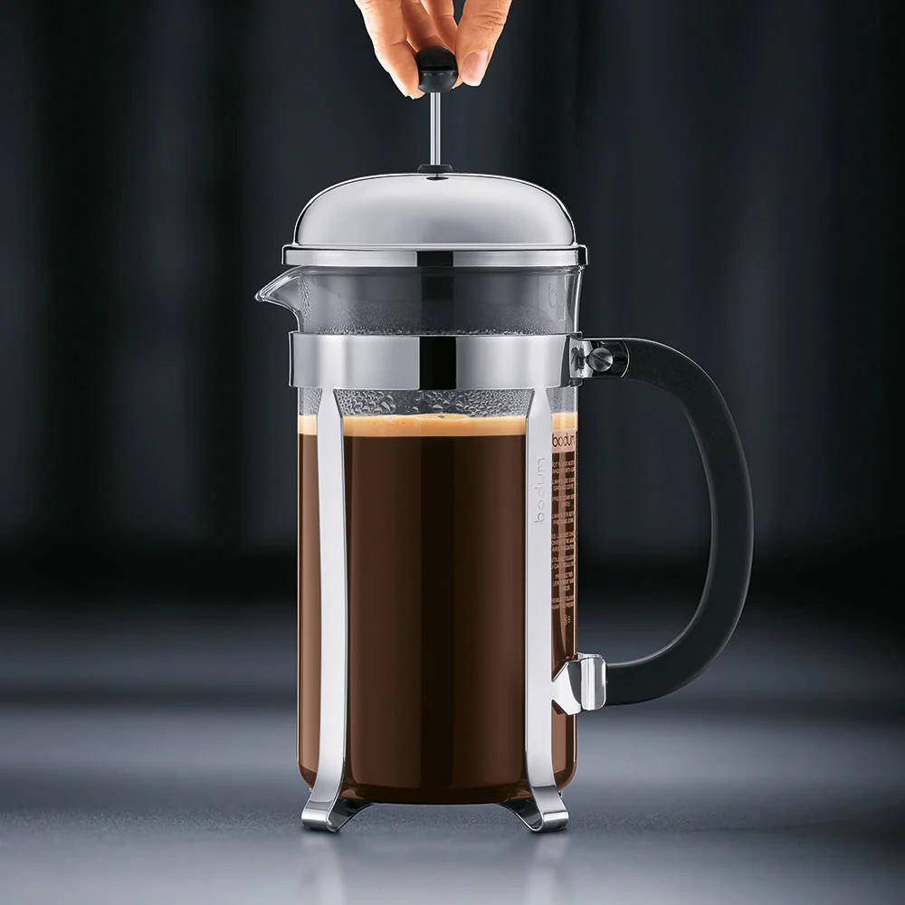 Cafetière Chambord 12 tasses en inox Bodum