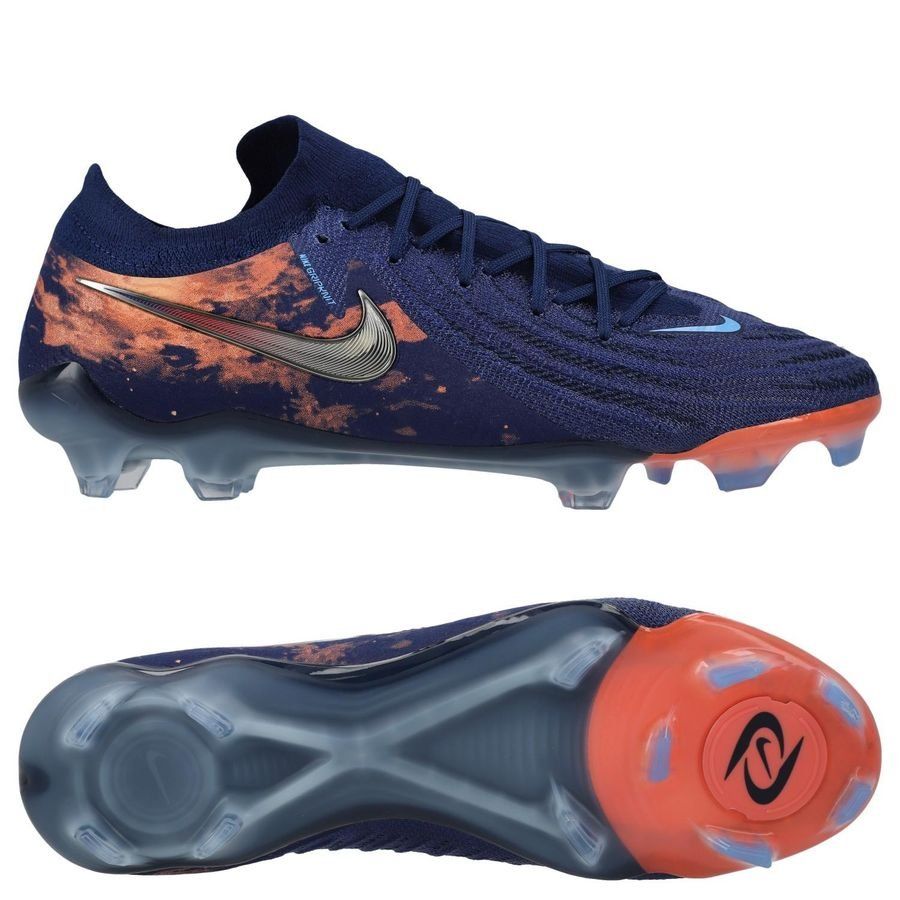 Nike Phantom GX II Elite FG Erling Haaland Personal Edition - Bleu/Chrome ÉDITION LIMITÉE