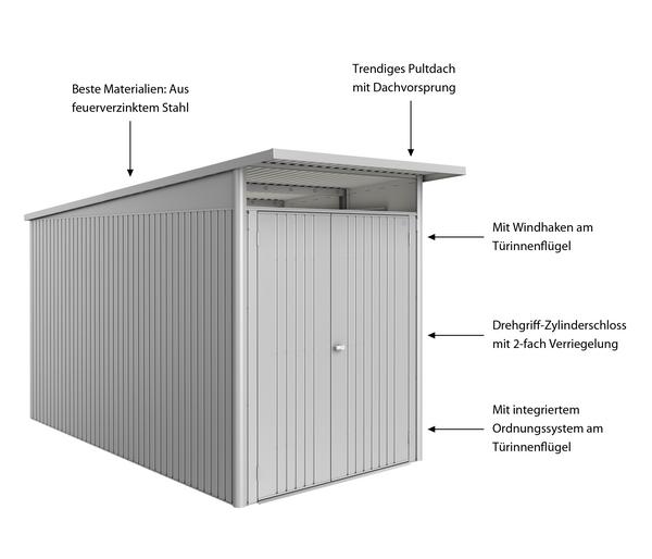 Biohort Metallgerätehaus AvantGarde ECO A4,