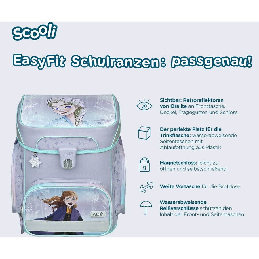 Scooli EasyFit Schulranzen - Set Frozen