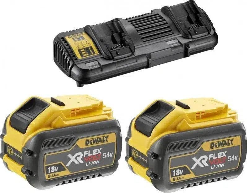 DeWALT DCB132X2 Starterset 2x DCB547 Accu 9.0Ah 54V XR FlexVolt   Dubbellader DCB132