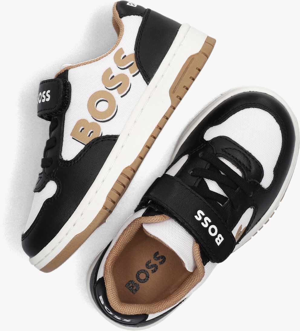 BOSS KIDS zwarte boss kids lage sneakers baskets j50875