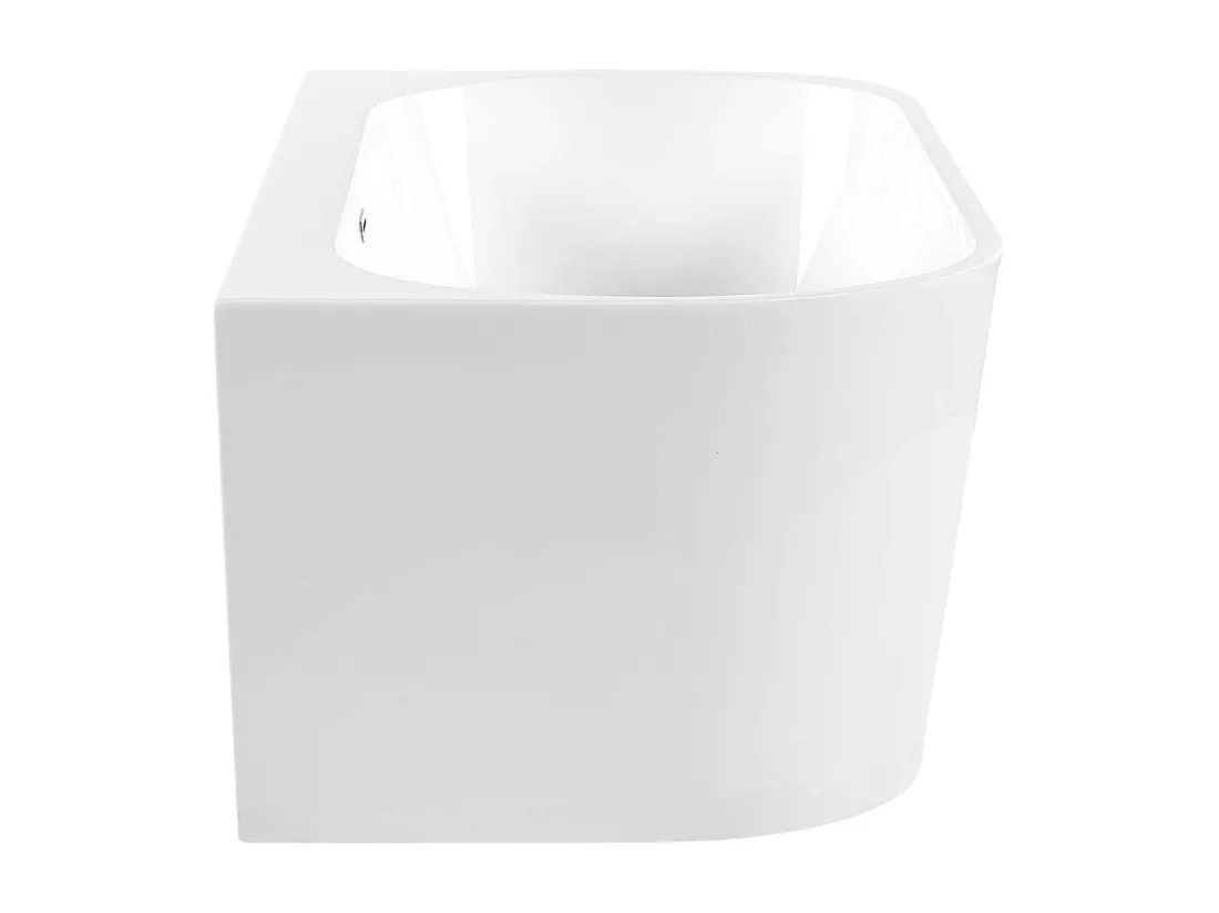 Baignoire semi-îlot blanche 170 x 80 cm HARVEY