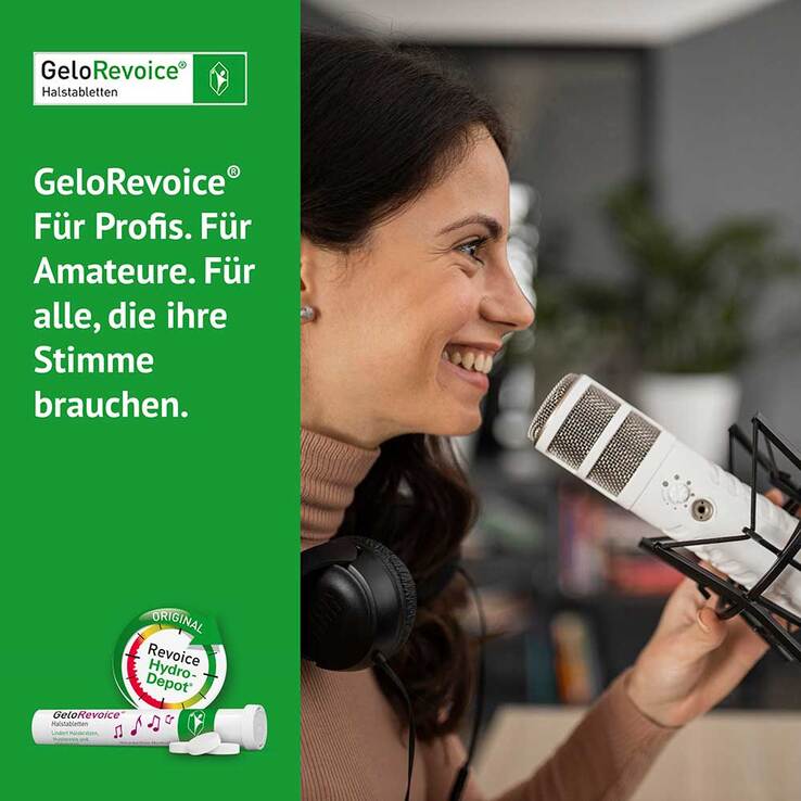 GeloRevoice Halstabletten Holunderblüte-Mentholfrei bei Heiserkeit, 3x20 St