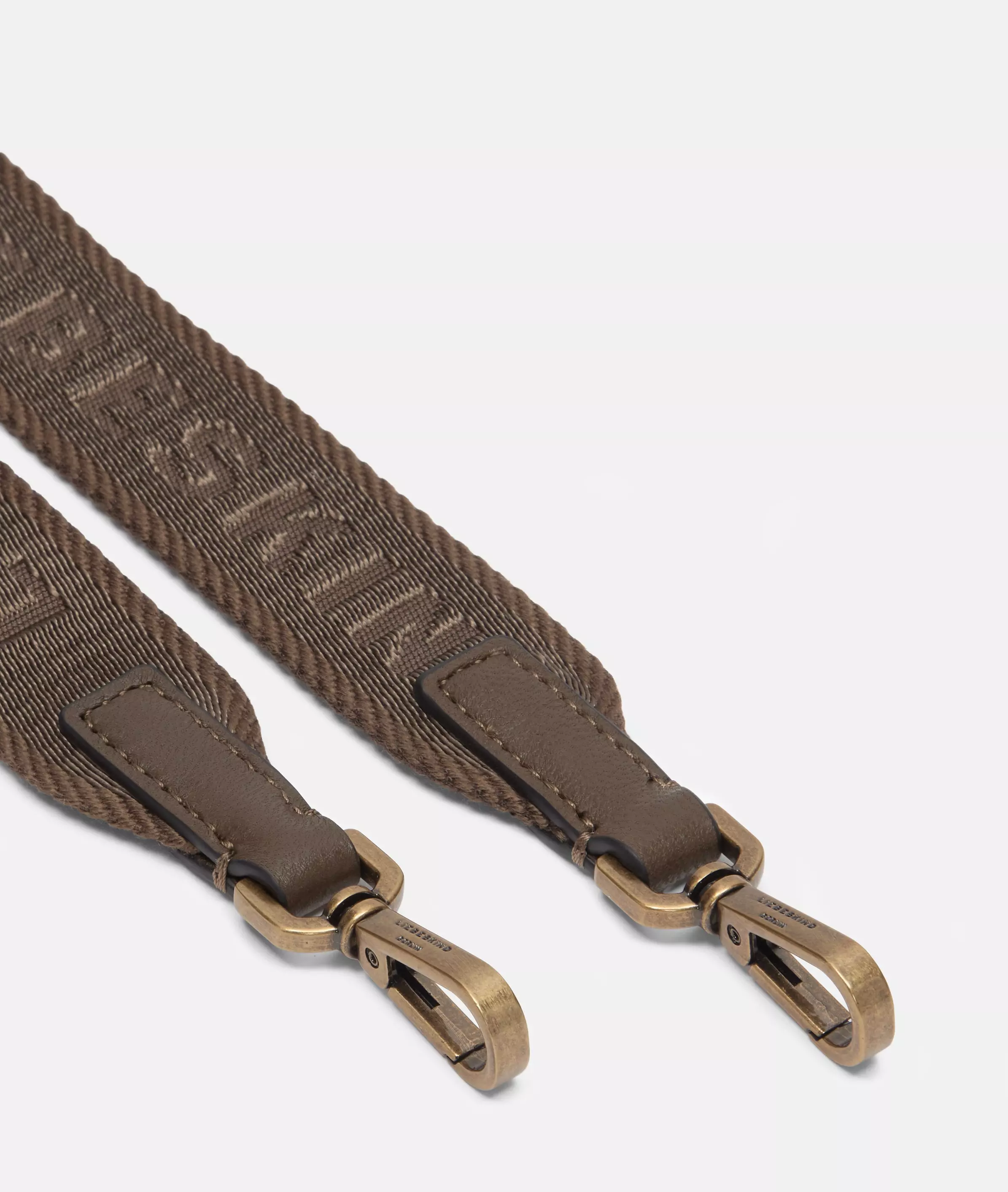 Shoulder strap with logo Long shoulder strap with logo lettering