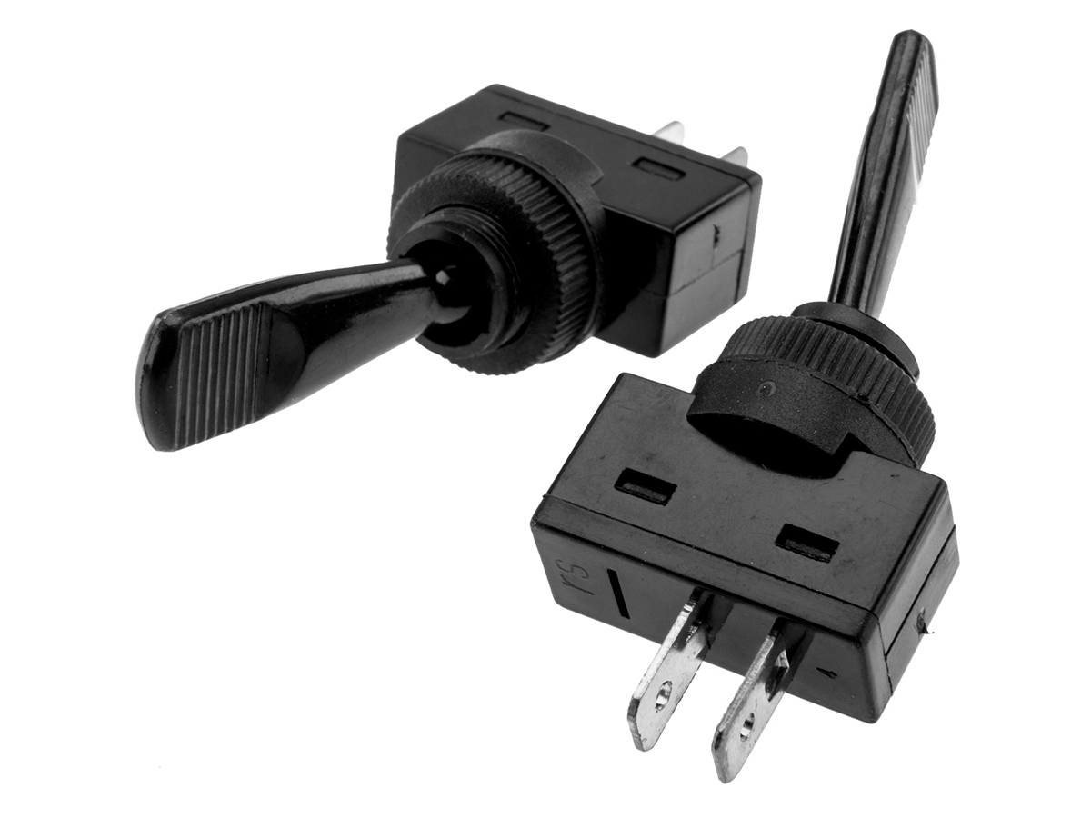 BBA on/off tuimelschakelaar - black