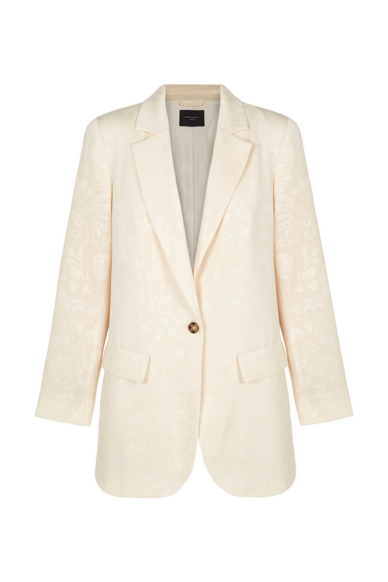 Blazer Jacquard - Branco