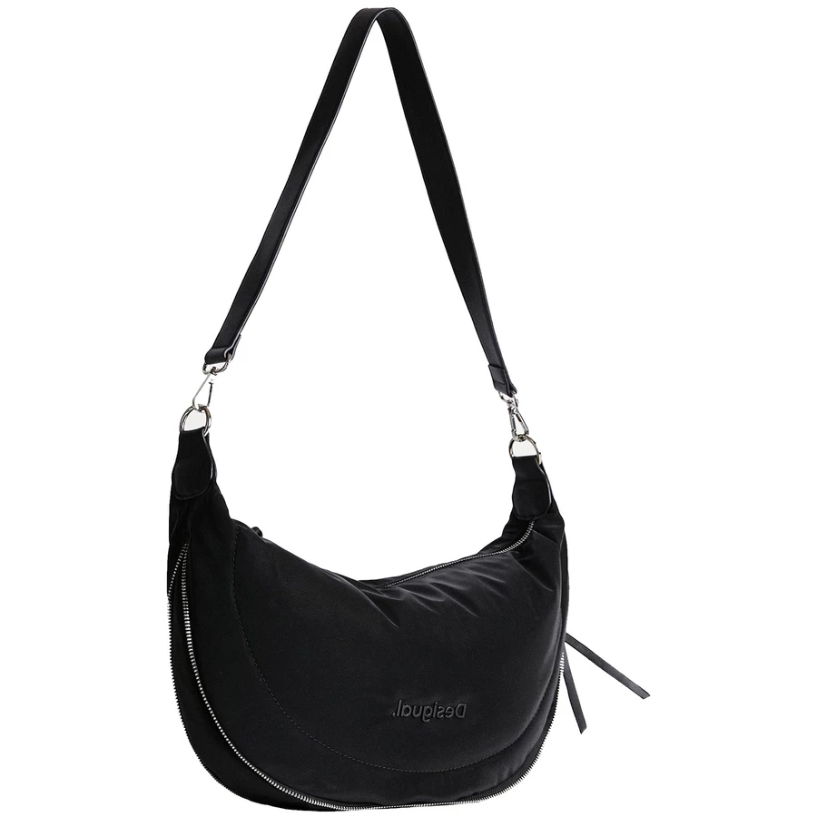 Desigual Bols Happy Kuwait - Schultertasche 39 cm black