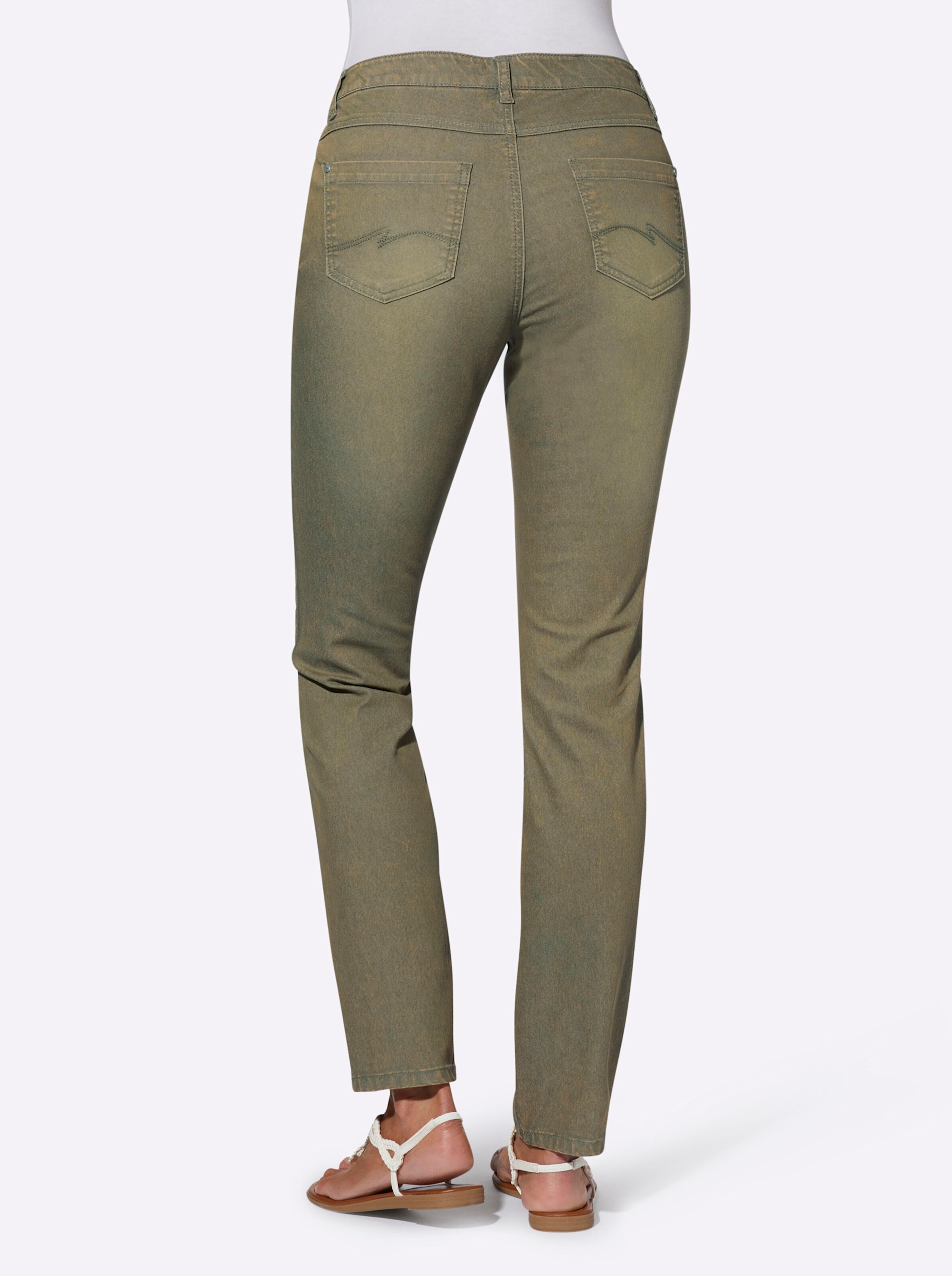 Jeans in khaki