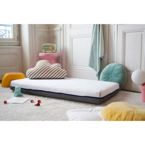 Matelas 3D dream ultra respirant et ventilé 70x140 cm Blanc/Anthracite - MON P'TIT DODO