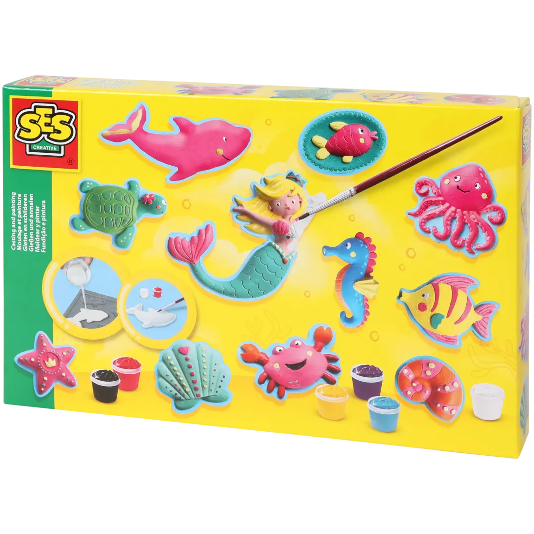Kit créatif figurine en plâtre SES