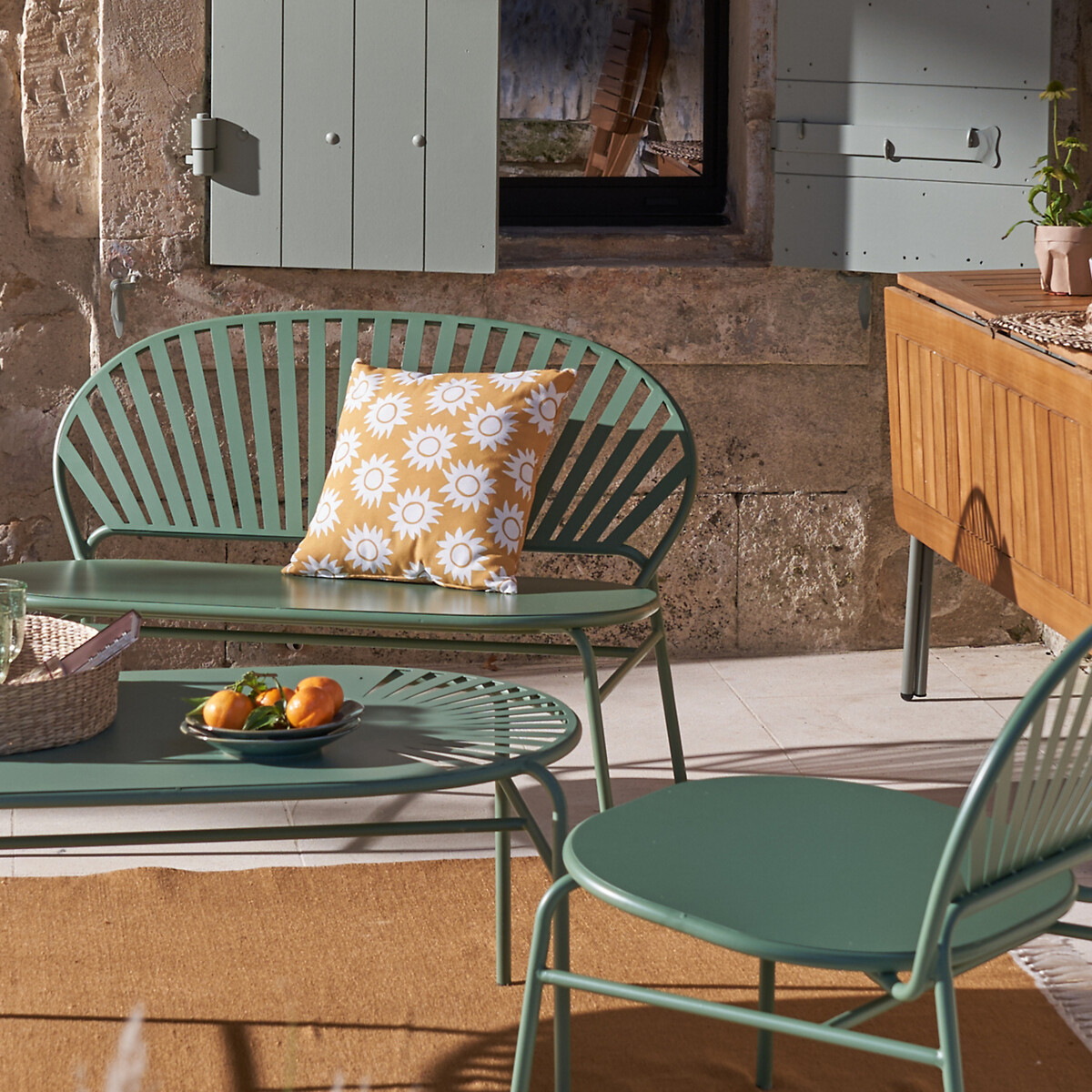 LA REDOUTE INTERIEURS<br>Almofada para exterior 40x40 cm, Cazan
