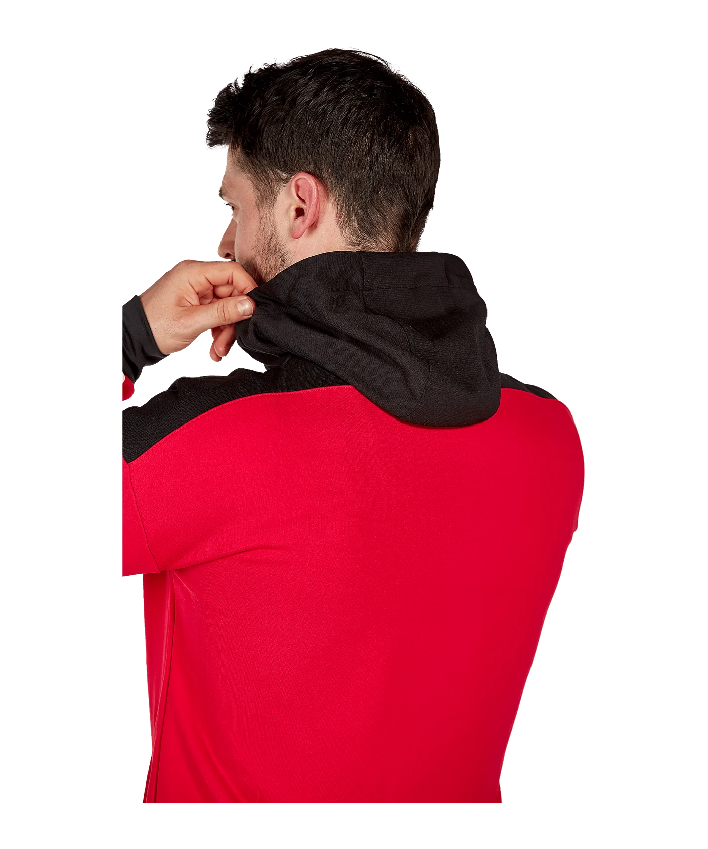 Erima Change by Kapuzenjacke Rot Schwarz