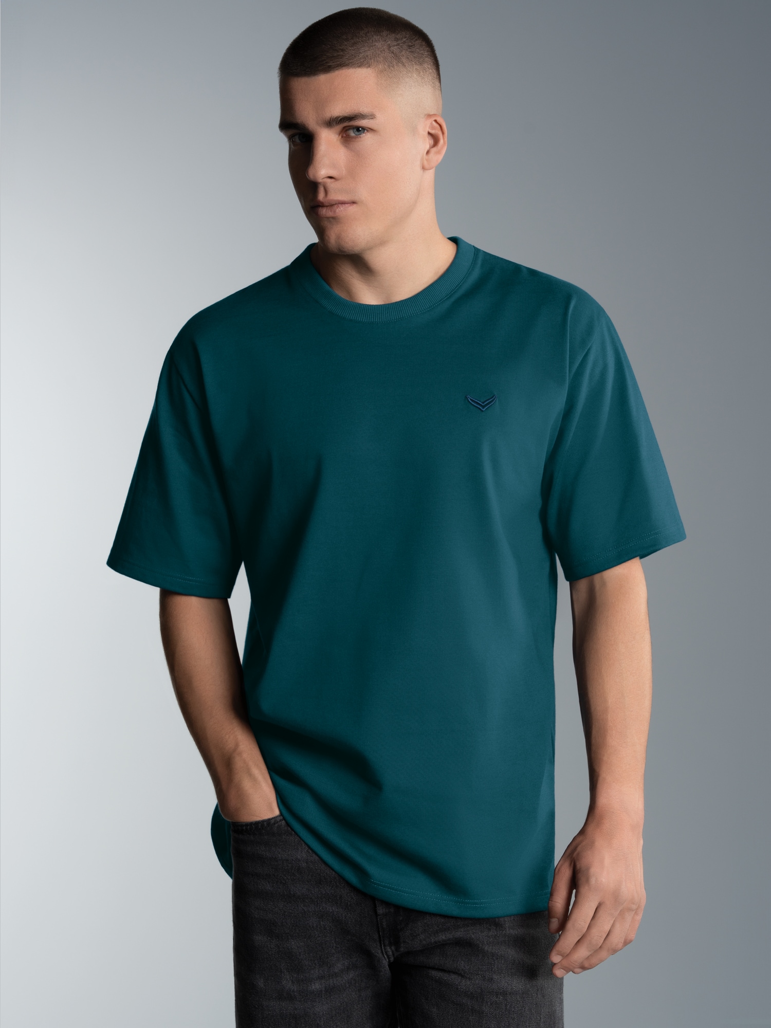 Heavy Oversized T-Shirt Saphir