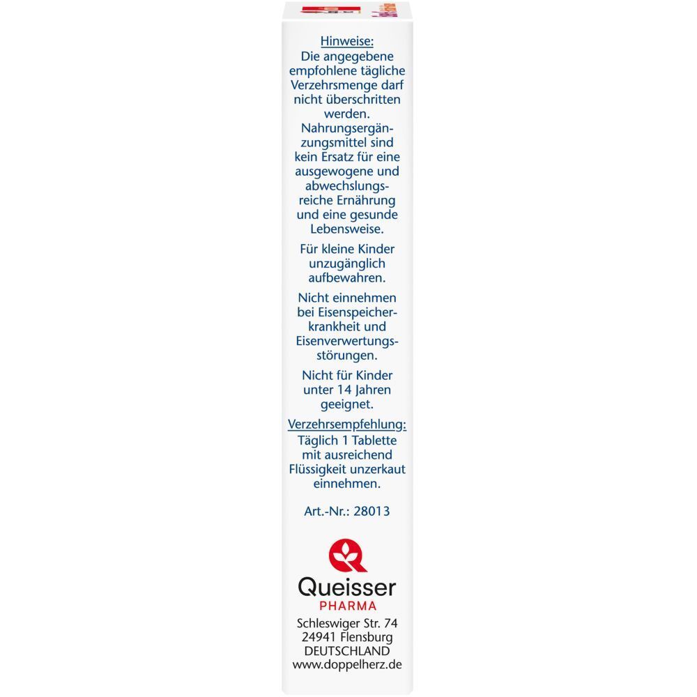 Doppelherz® aktiv Eisen + C + Histidin + Folsäure