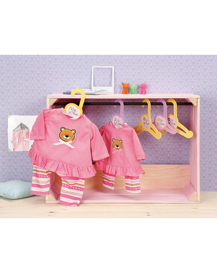 Puppenkleidung Dolly Moda Pyjama (38-46 cm) 2-teilig