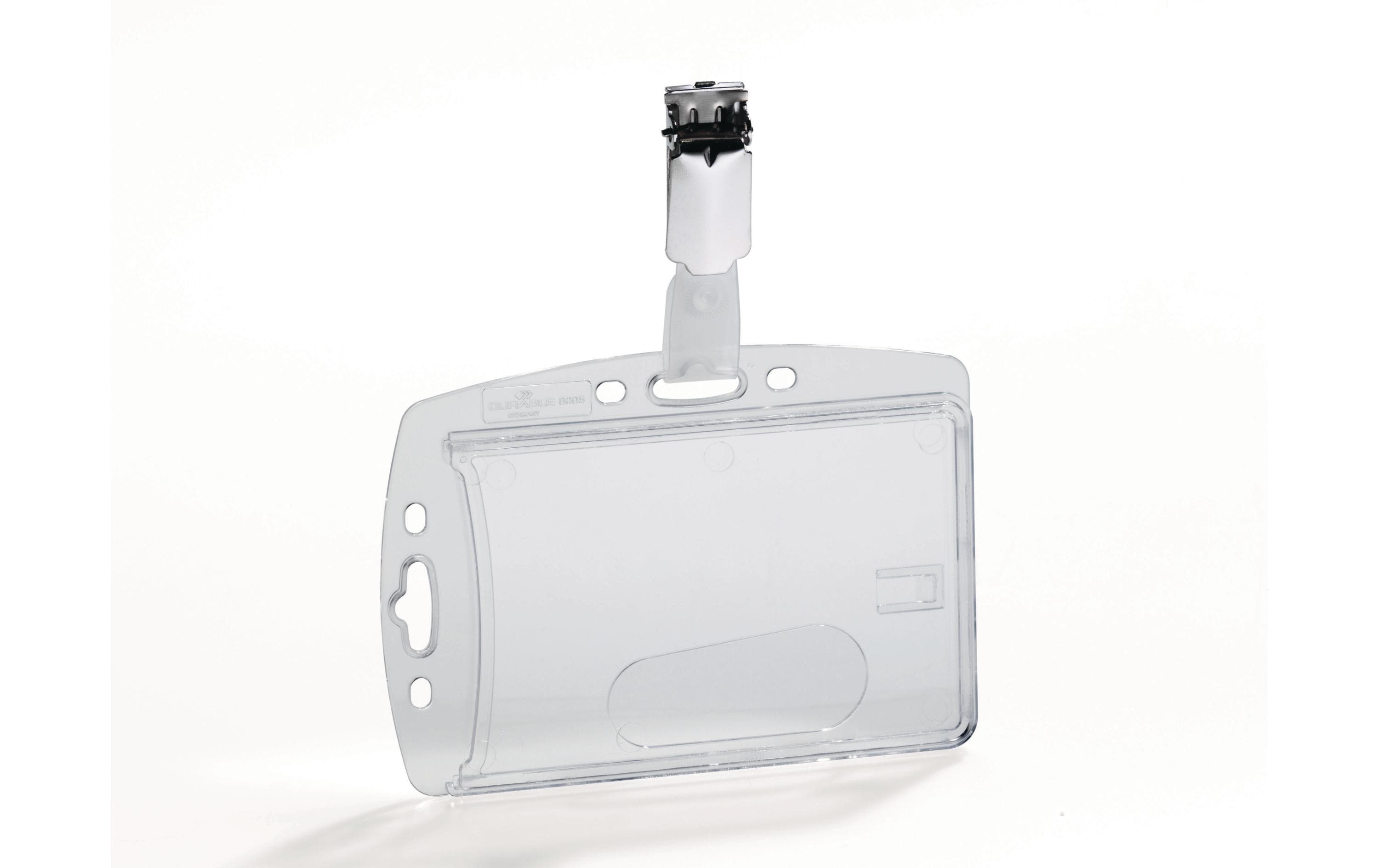Ausweishalter Hartbox mit Clip für 1 Ausweis, 25 StückHartbox mit Clip als Ausweishalter