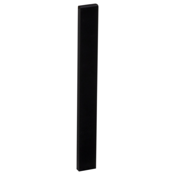 CANDO hoge plint eindstuk clip zwart 1,6 x 14,3