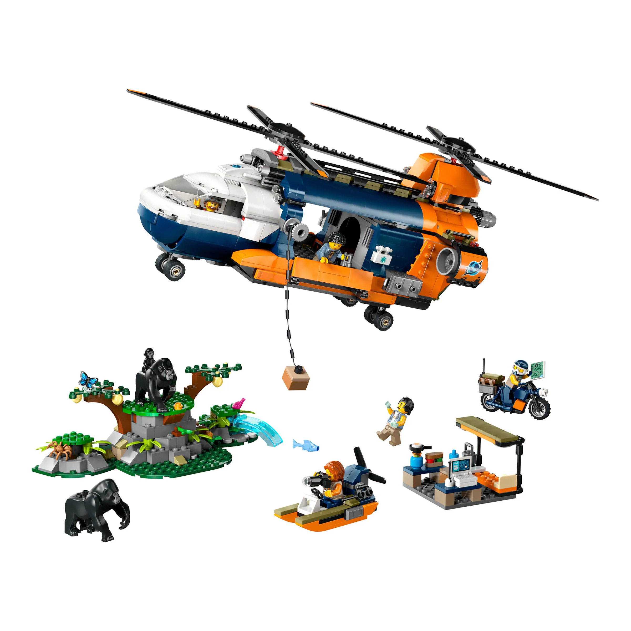 LEGO® - CITY 60437 Dschungelforscher-Hubschrauber