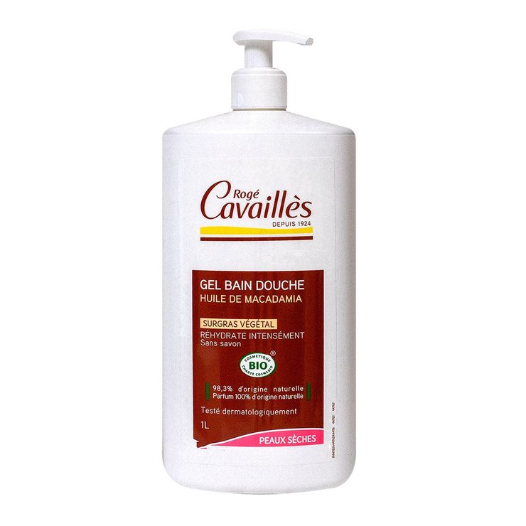 Gel bain douche huile de macadamia bio 1000ml
