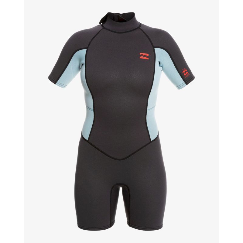 2/2mm Launch Back Zip SS Spring - Combinaison de surf femme