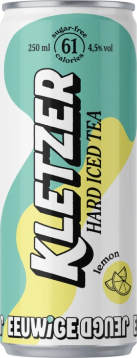EEUWIGE JEUGD HARD SELTZER KLETZER ICED TEA LEMON 12X25CL