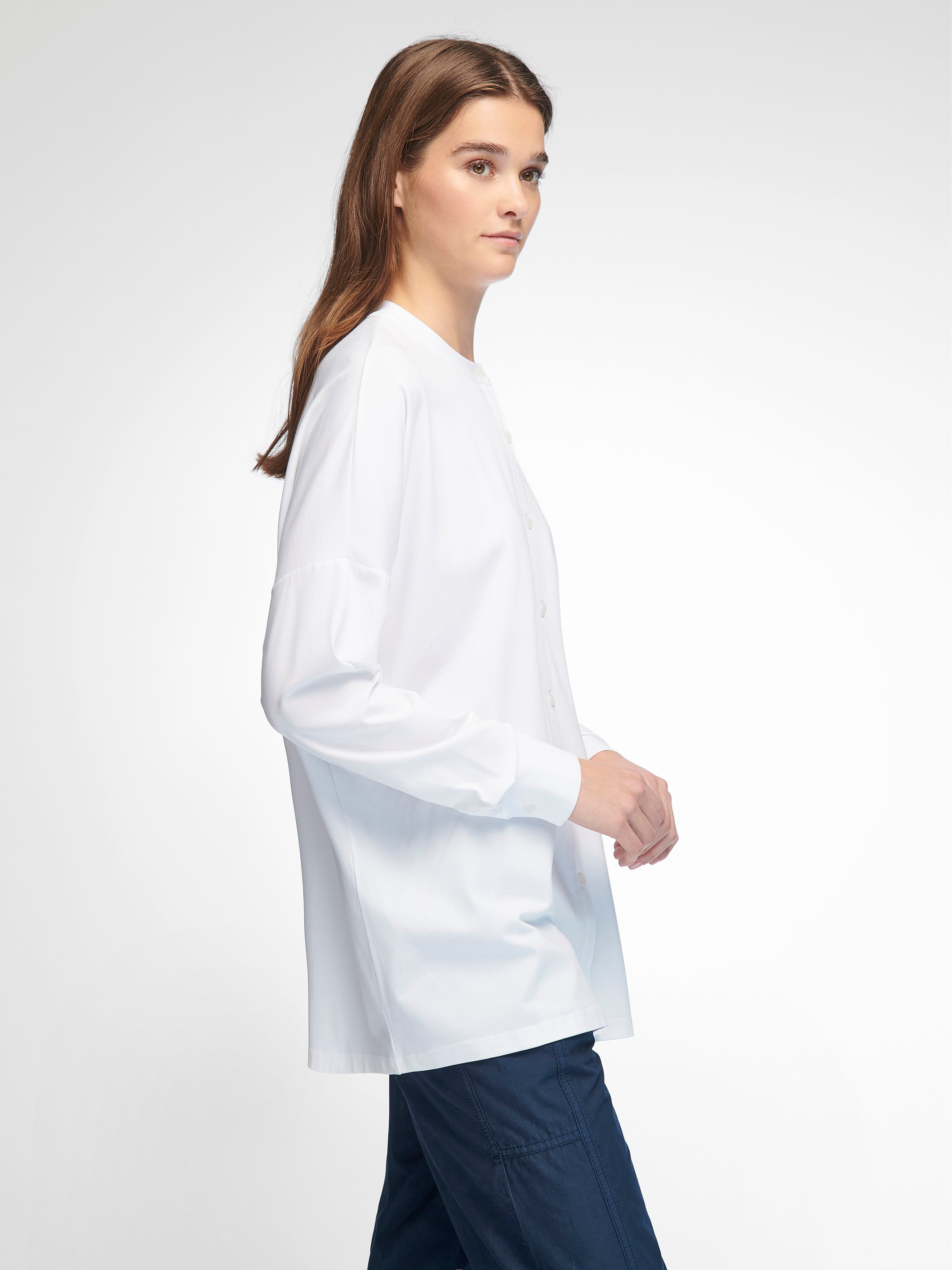 Jersey-Bluse