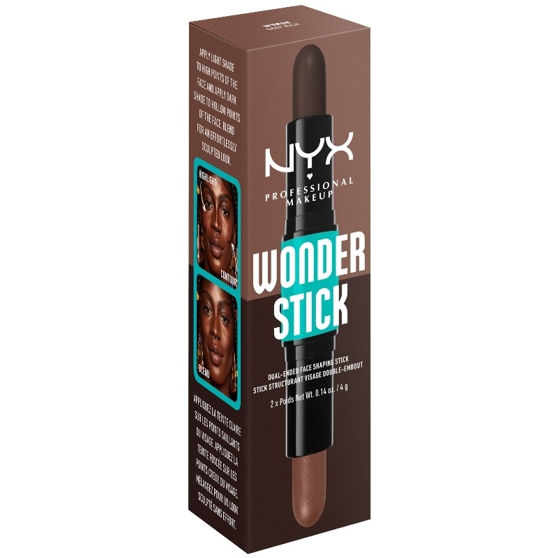 NYX Prof. Makeup Wonder Stick Dual-Ended Face Shaping Stick 34 gr. - 08 Deep Rich