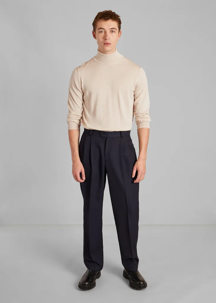 Pull col roulé en laine mérinos L'Exception Paris