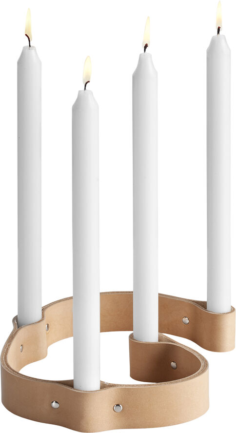 Ekta Living Belt 4 candles, Nature Eg