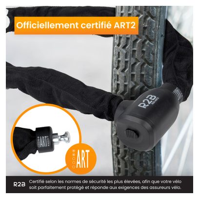 Cadenas pour vélos électriques et vélos - Cadenas pour vélo avec deux clés