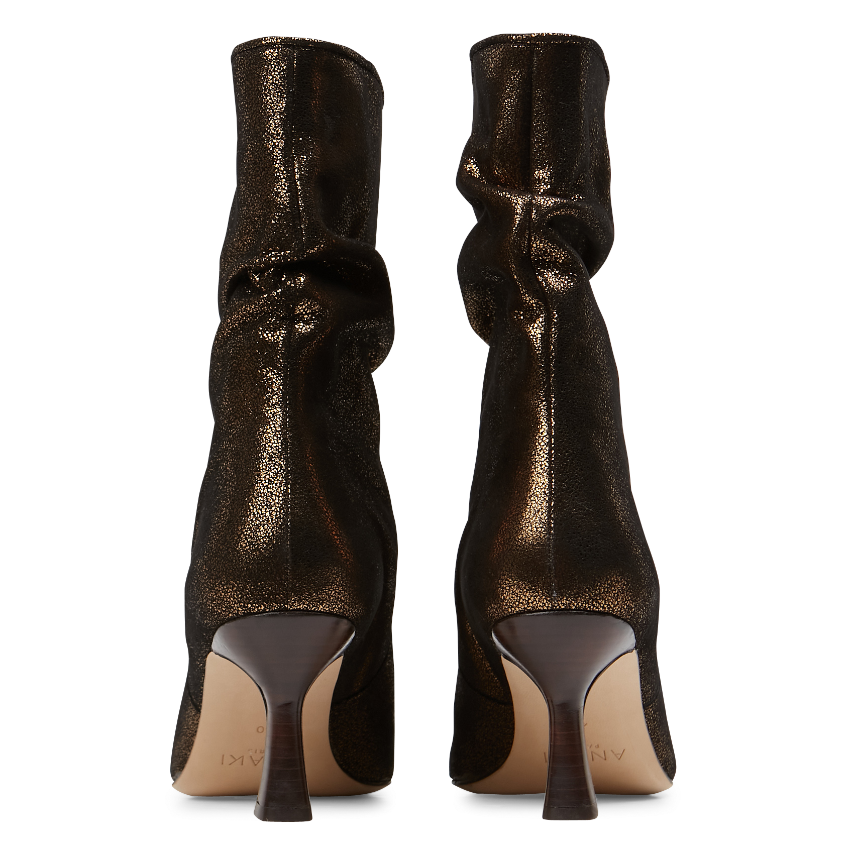 IQUITOS - Bottines en cuir métallisé | Doré
