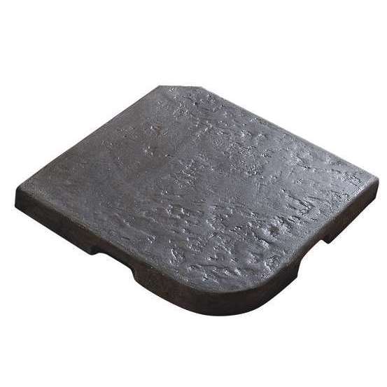 Dalle piètement parasol en pierre, anthracite L. 46x46 cm (21.5 kg)