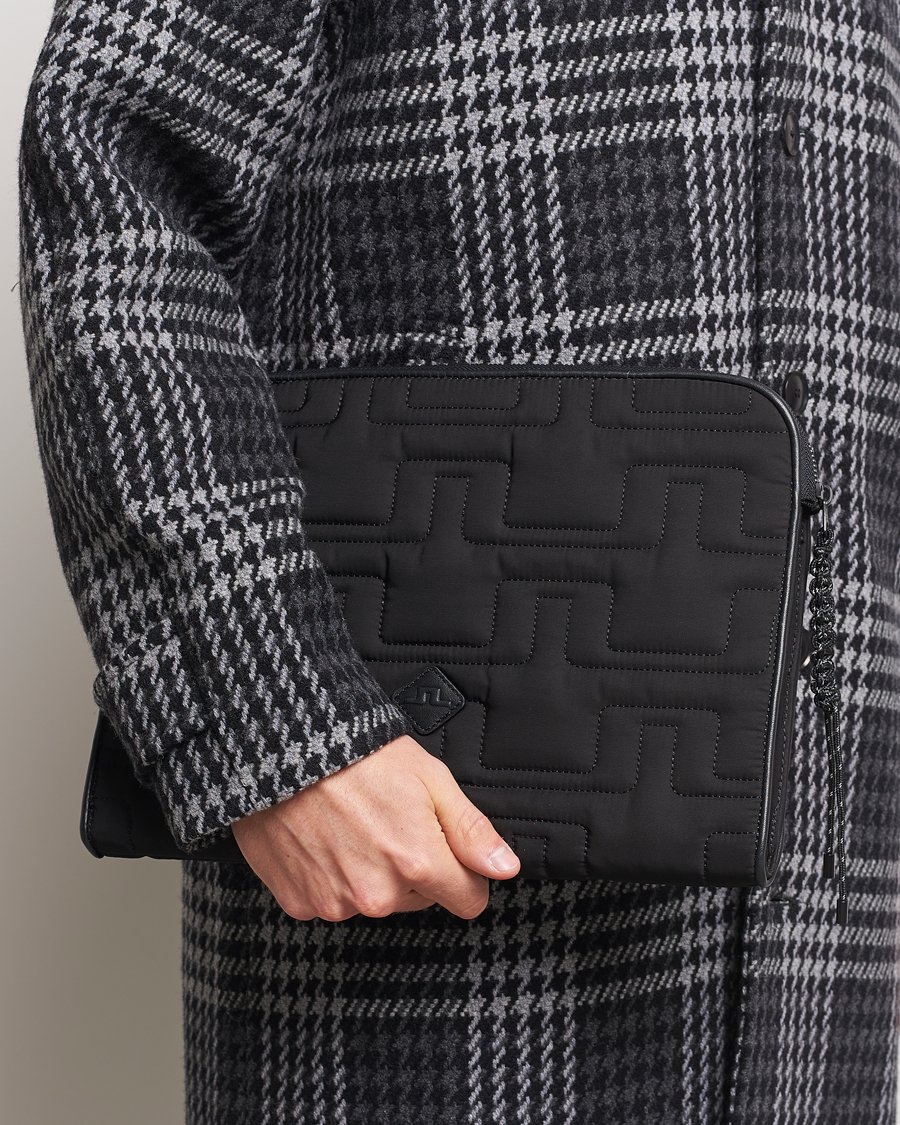 J.Lindeberg Padded Laptop Case Black