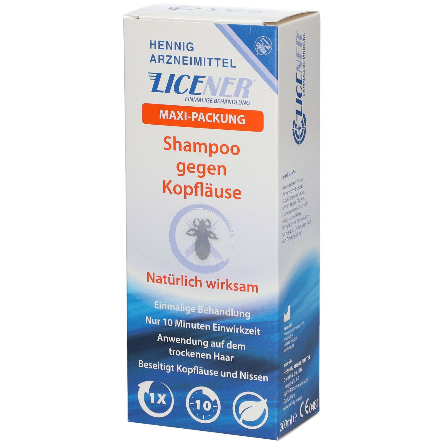 Licener® Shampoo gegen Kopfläuse und Nissen