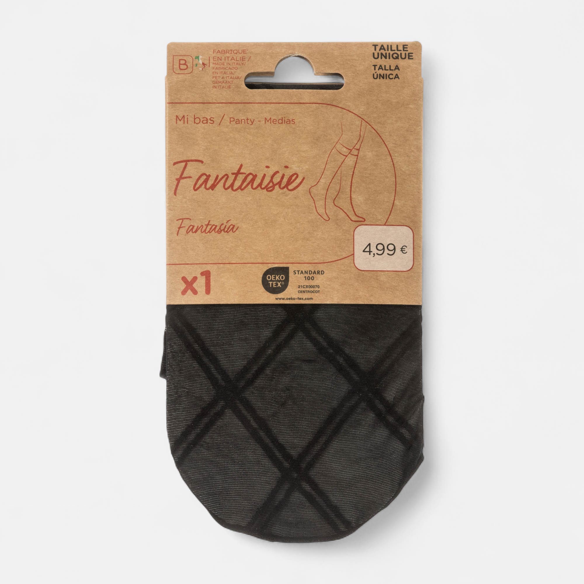 Collants/mi-bas Femme noir