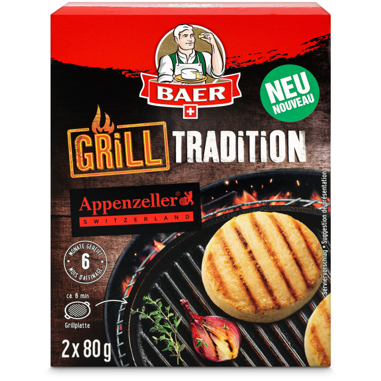 Baer Grill Tradition Appenzell 2x80g