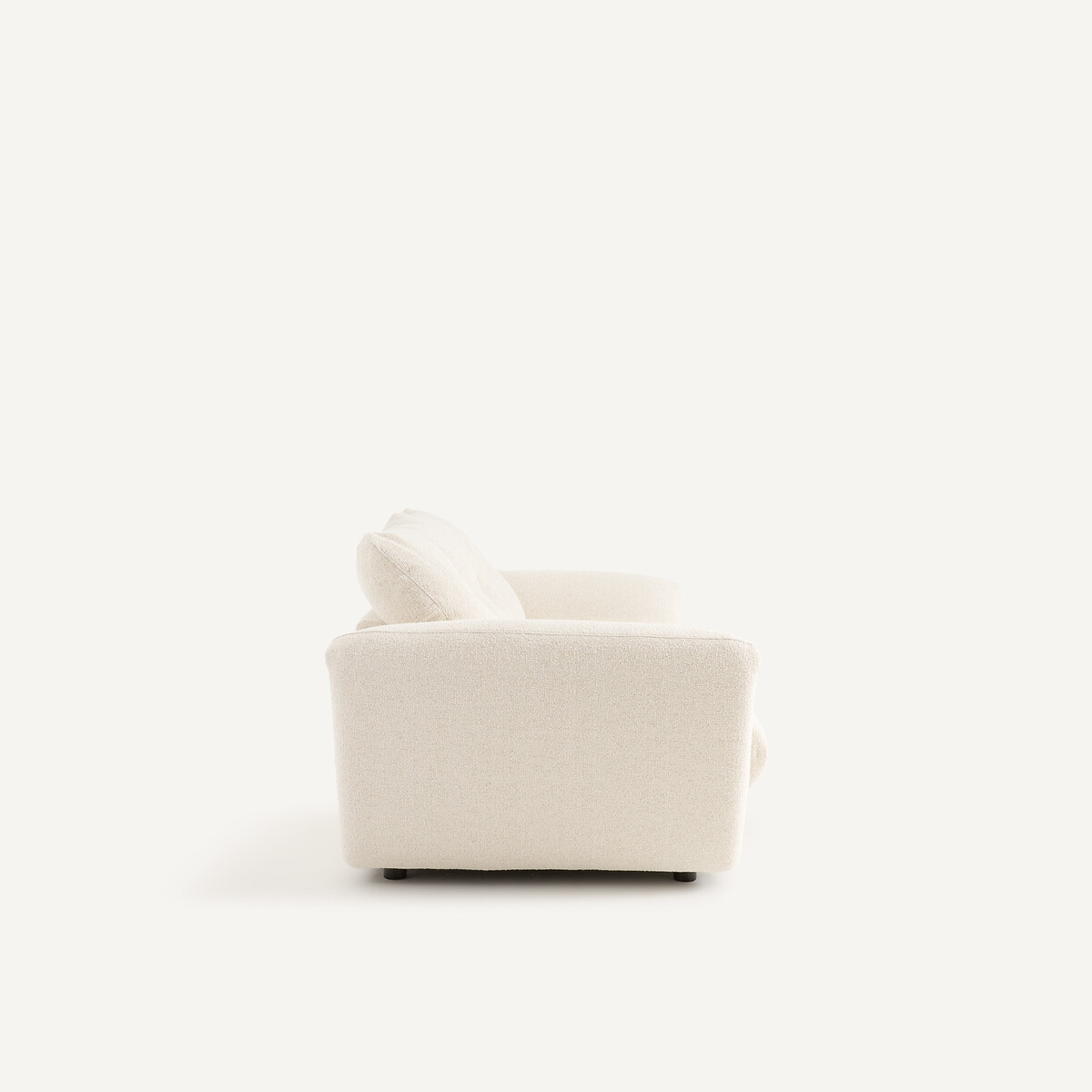 AM.PM<br>Sofá-cama de 3 lugares em tecido bouclé Edgar