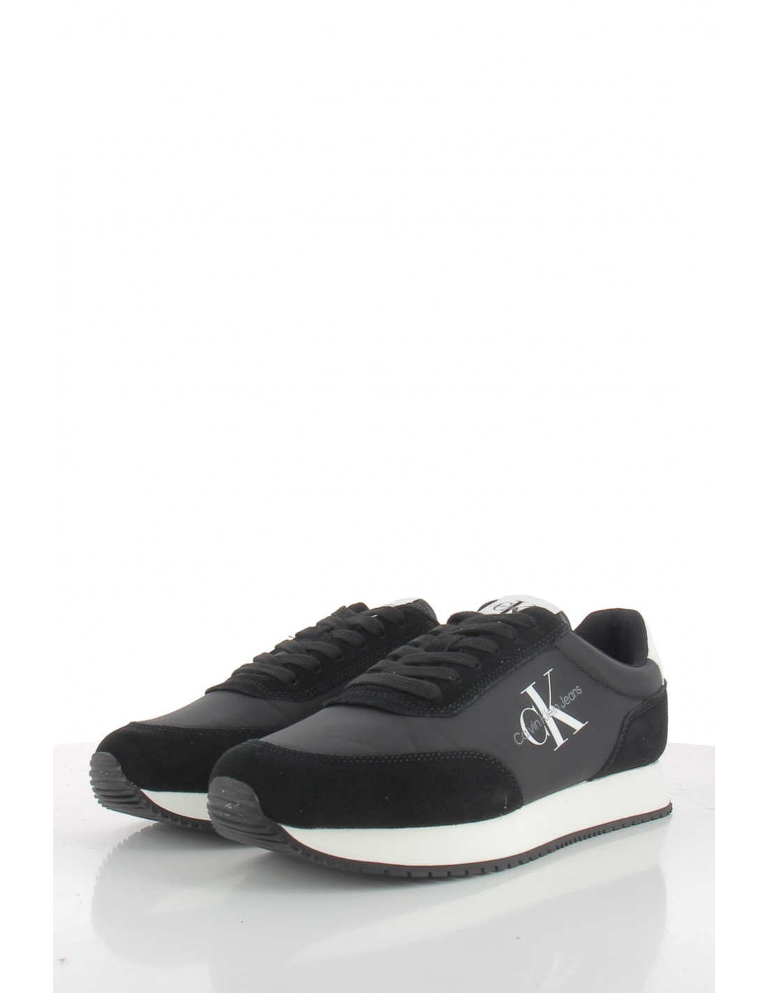 calvin klein Basket de Ville Homme retro runner su-ny m Black