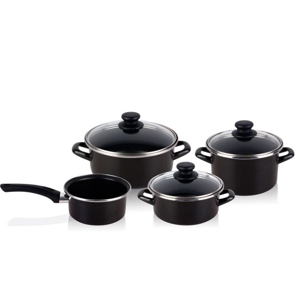 Magefesa Trem Cozinha 7 Peças Preto Kenia