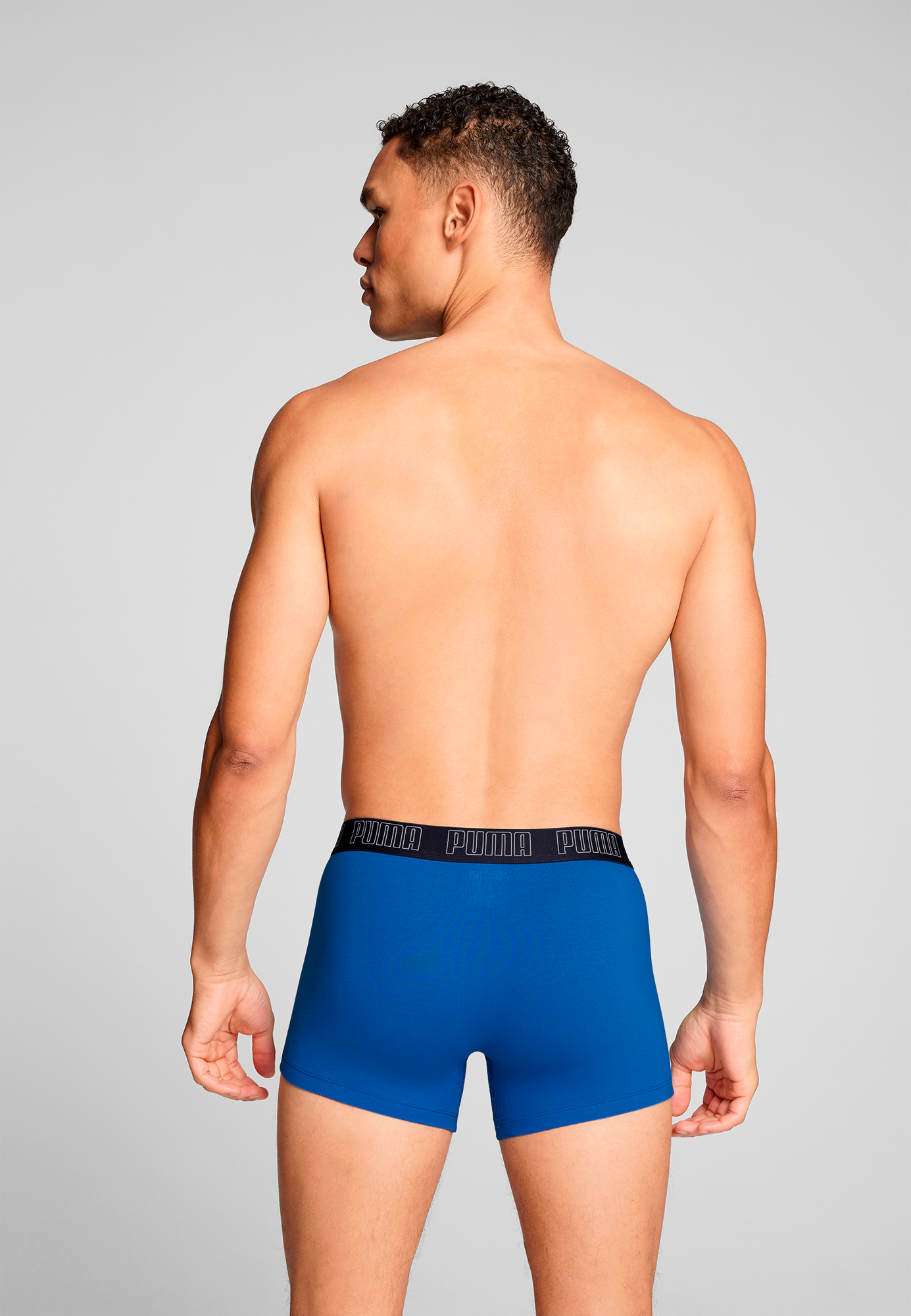 PUMA Trunk »PUMA MEN EVERYDAY TRUNKS 2P«, 2er-Packer Packung, mit kontrastfarbigem Webbund