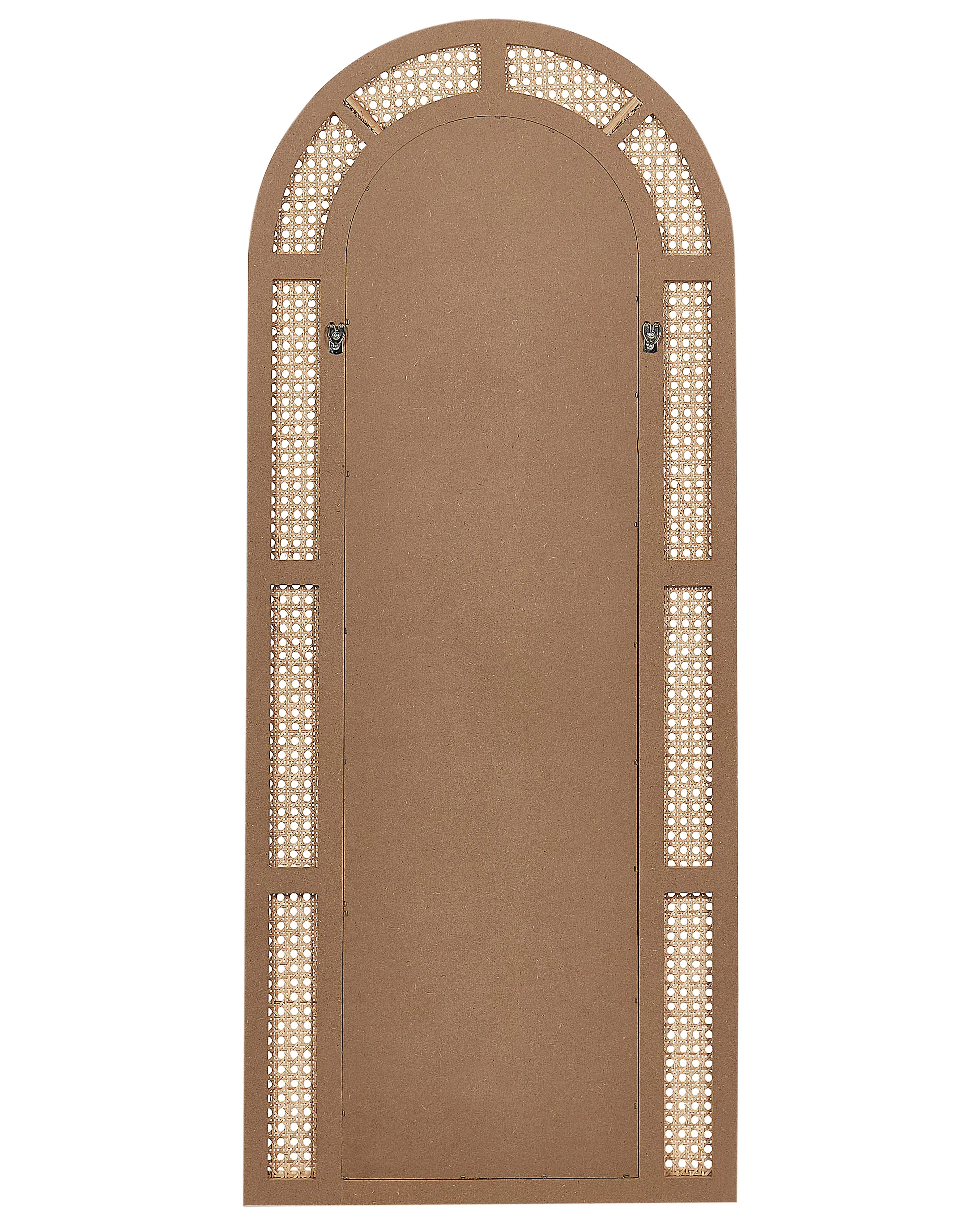 Wandspiegel FRANEY 50 cm 120 cm Rotan Natuurlijk